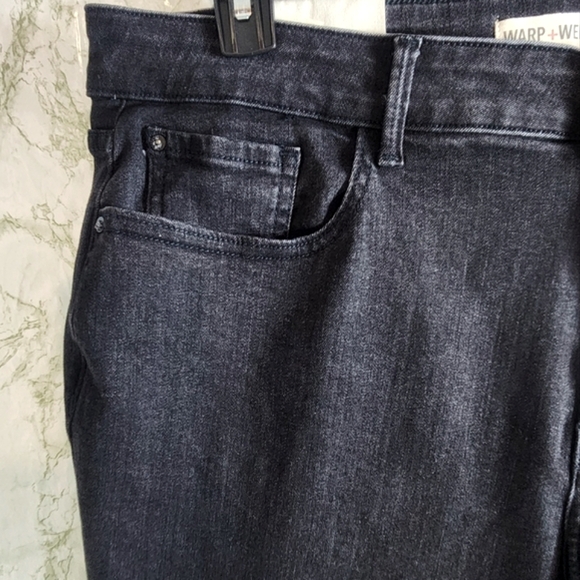 WARP + WEFT New York City Skinny Black Jeans - Picture 3 of 16